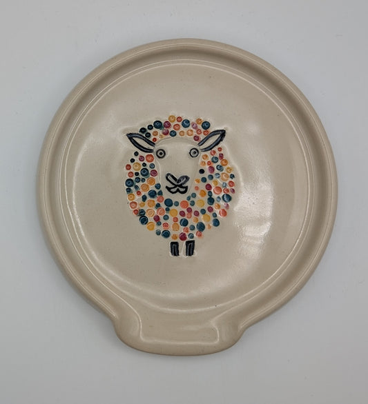 Handmade Stoneware Ceramic Spoon Rest