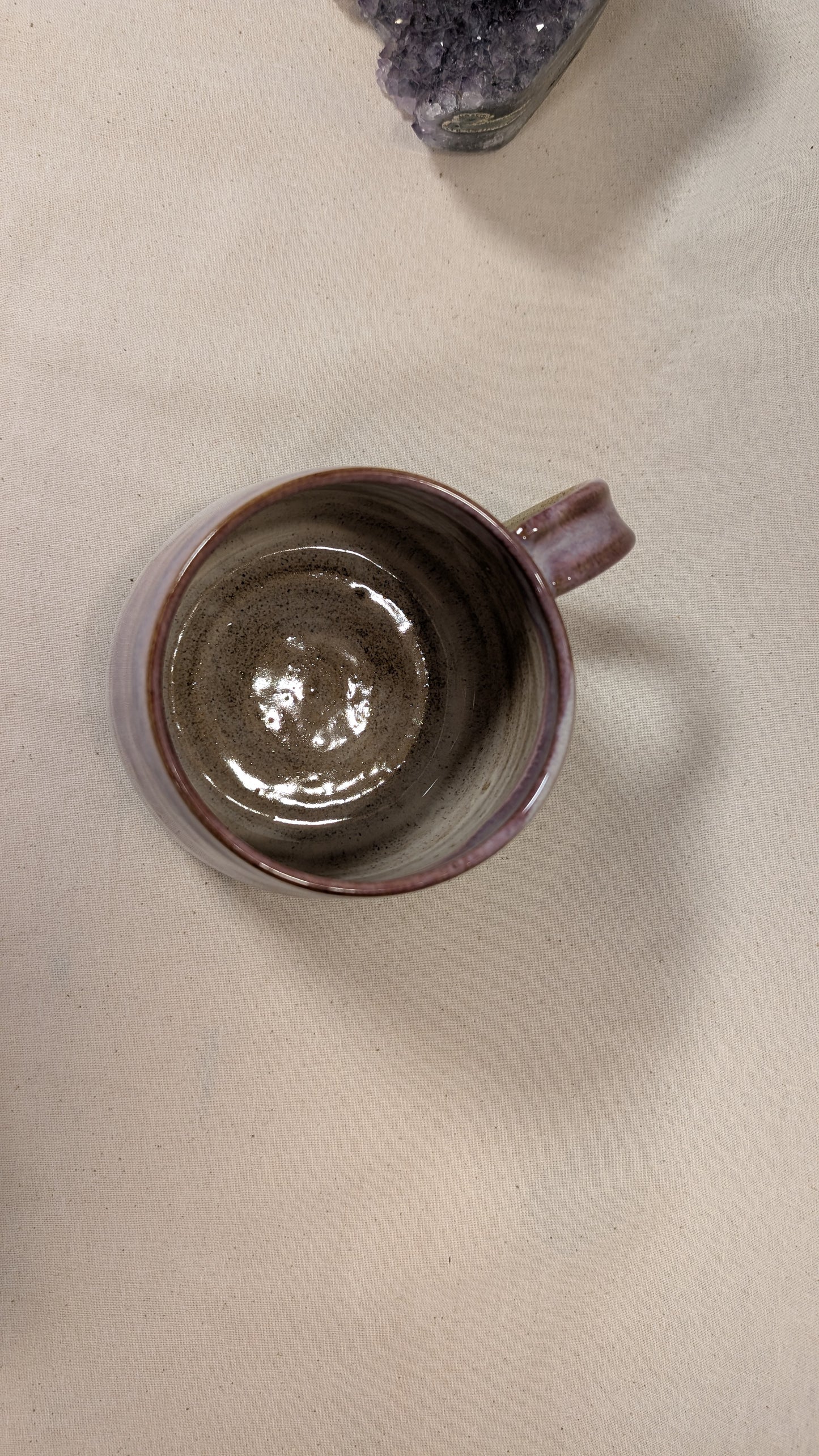 Mystical Mug - Purple with Crystal Ball, Eye, Rainbow and Crystal