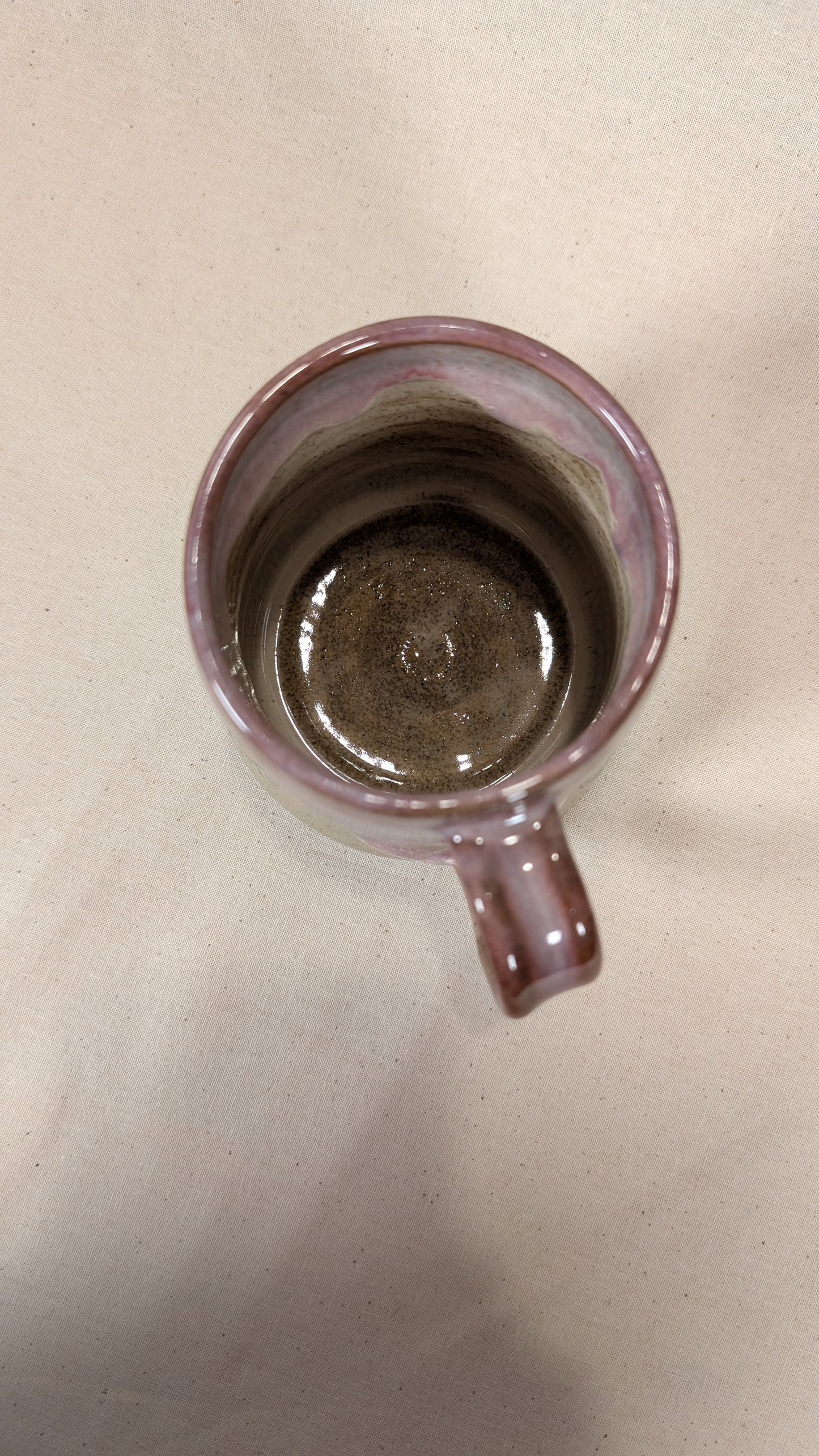 Mystical Mug - Purple with Hand, Hamsa, crystal and potion